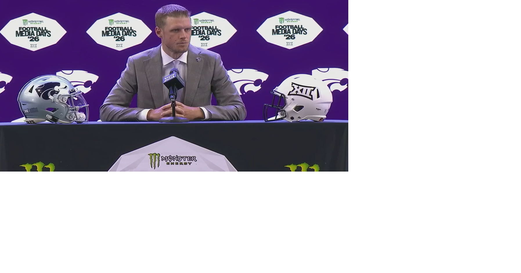 What K-State head coach Collin Klein said at Big 12 Media Days Jul 8, 2026 Jul 8, 2026 Updated 9 mins ago