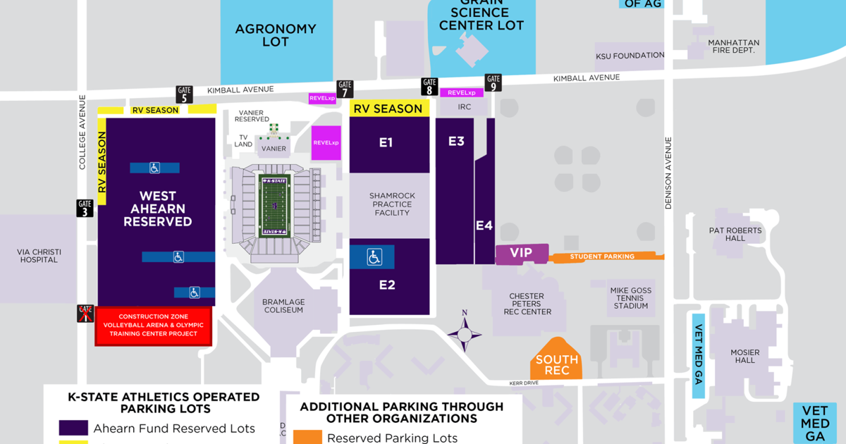 Kent State Parking Passes Fall 2019 What you need to know about K-State football parking | K-State Sports