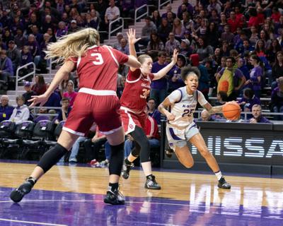 K State Wbb Jasauen Beard S Season Best Outing Peyton Williams