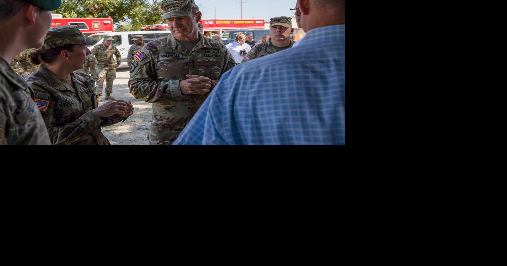 Moran touts Fort Riley on visit with Army chief of staff | Jcu ...