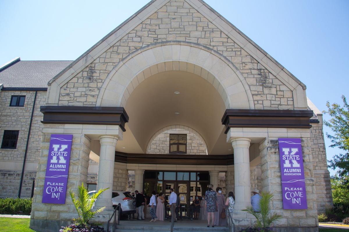 The Alumni center has historically hosted weddings but this one was one of a kind with a drive by wedding option. Brittany Murrell and Matthew Lorson held reception at the Alumni center hosting a “drive by wedding” where guests could say their congratulations in the safety of their cars.