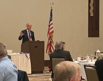Moran speaks at Military Relations Committee luncheon