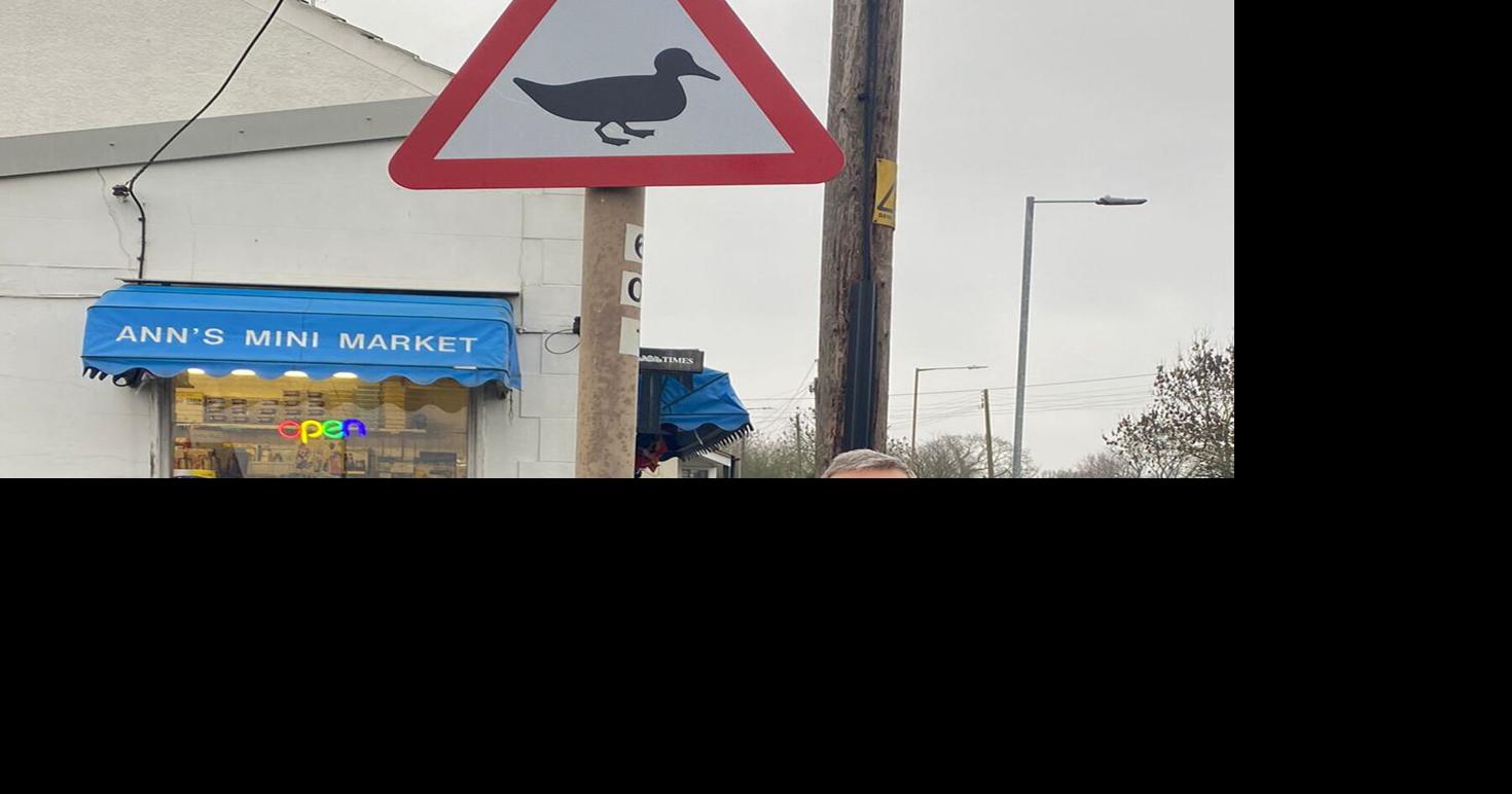 Officials install duck warning sign in spot with no ducks | National ...