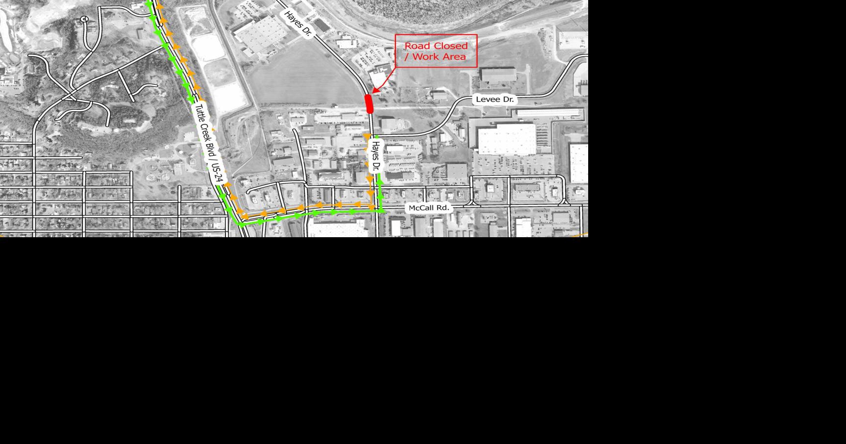 Hayes Drive to close for over 3 weeks of construction