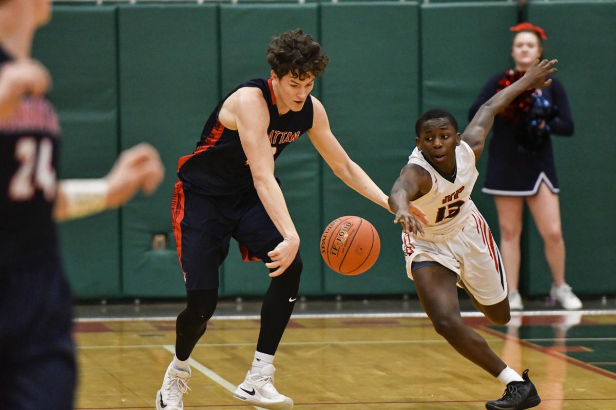 Boys High School Basketball Manhattan At Highland Park Images