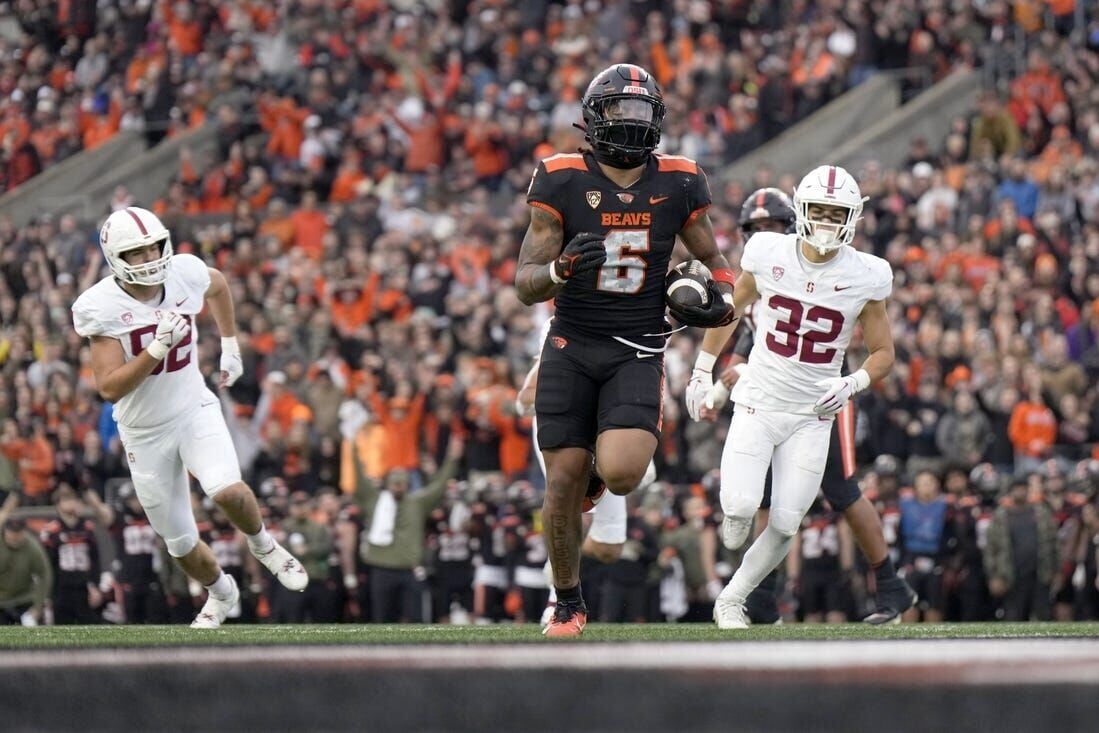 Reports: Oregon State star RB Damien Martinez to enter portal | National |  themercury.com