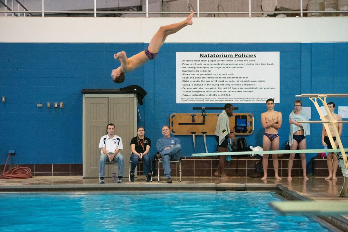 Manhattan's Zeke Kohl in fifth after Day 1 of state swim and dive meet, Manhattan High