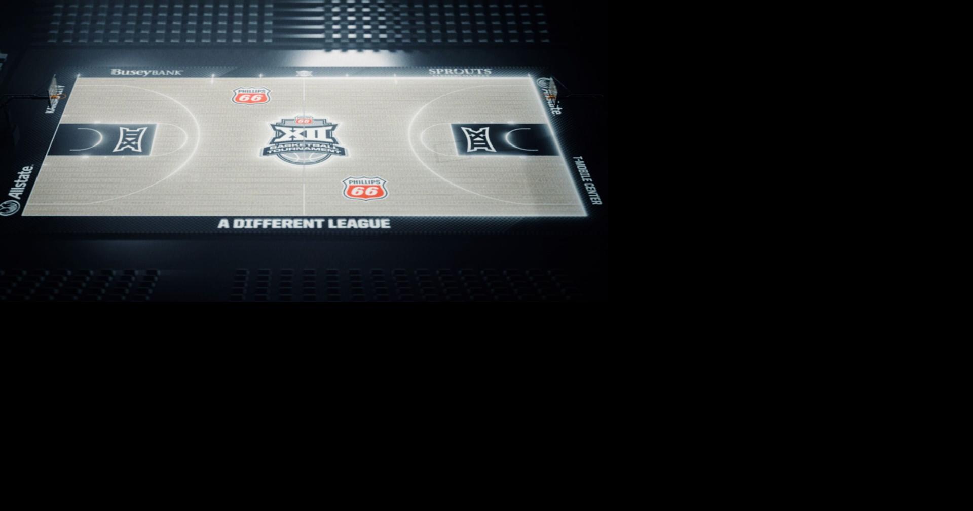 Big 12 unveils new LED court for 2026 Big 12 Tournaments