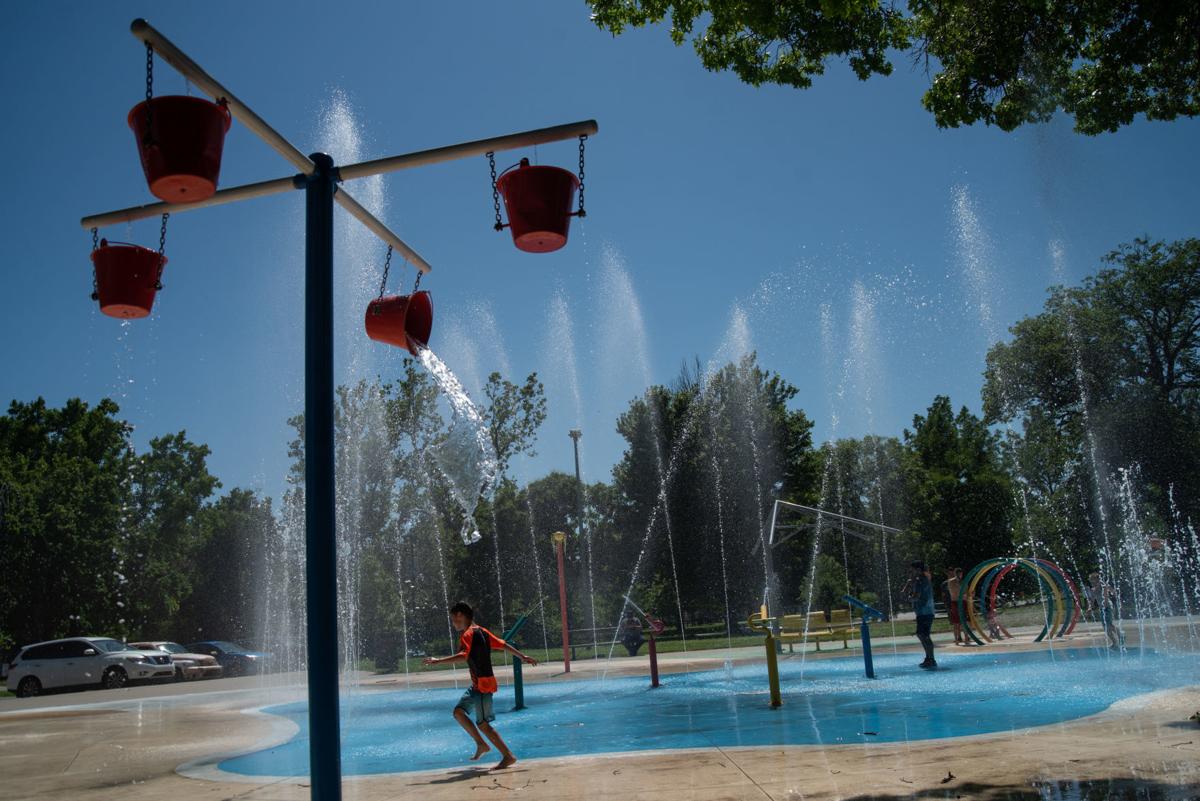 City Park's Splash Park reopened on Thursday Images