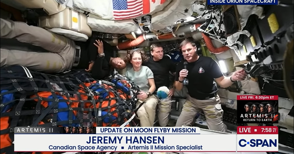 Sen. Moran touts Kansas' Cosmosphere on call with astronauts during their return to Earth