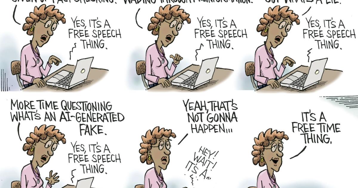 Factcheck Cartoon Model cartoon fact checking | Cartoons | themountaineer.com