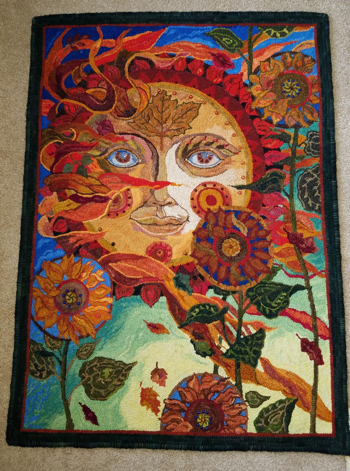 Prizewinning fiber artist hopes to revive the traditional art of rug