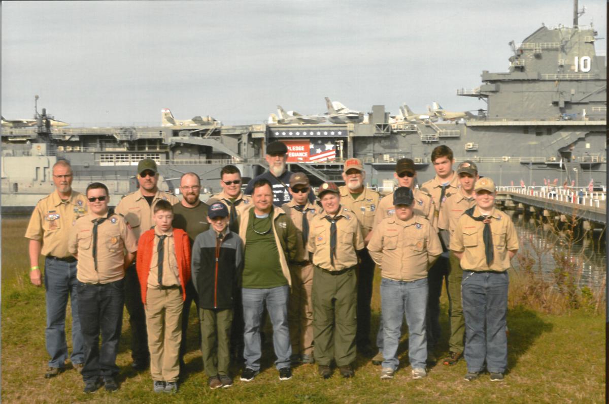Troop 370 Spends Night Aboard Historic Uss Yorktown Life Themountaineer Com