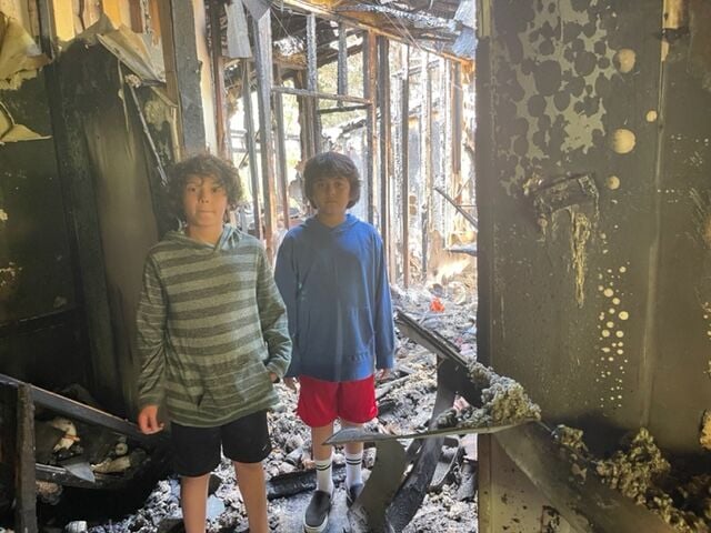 Family escapes burning home with seconds to spare | News ...