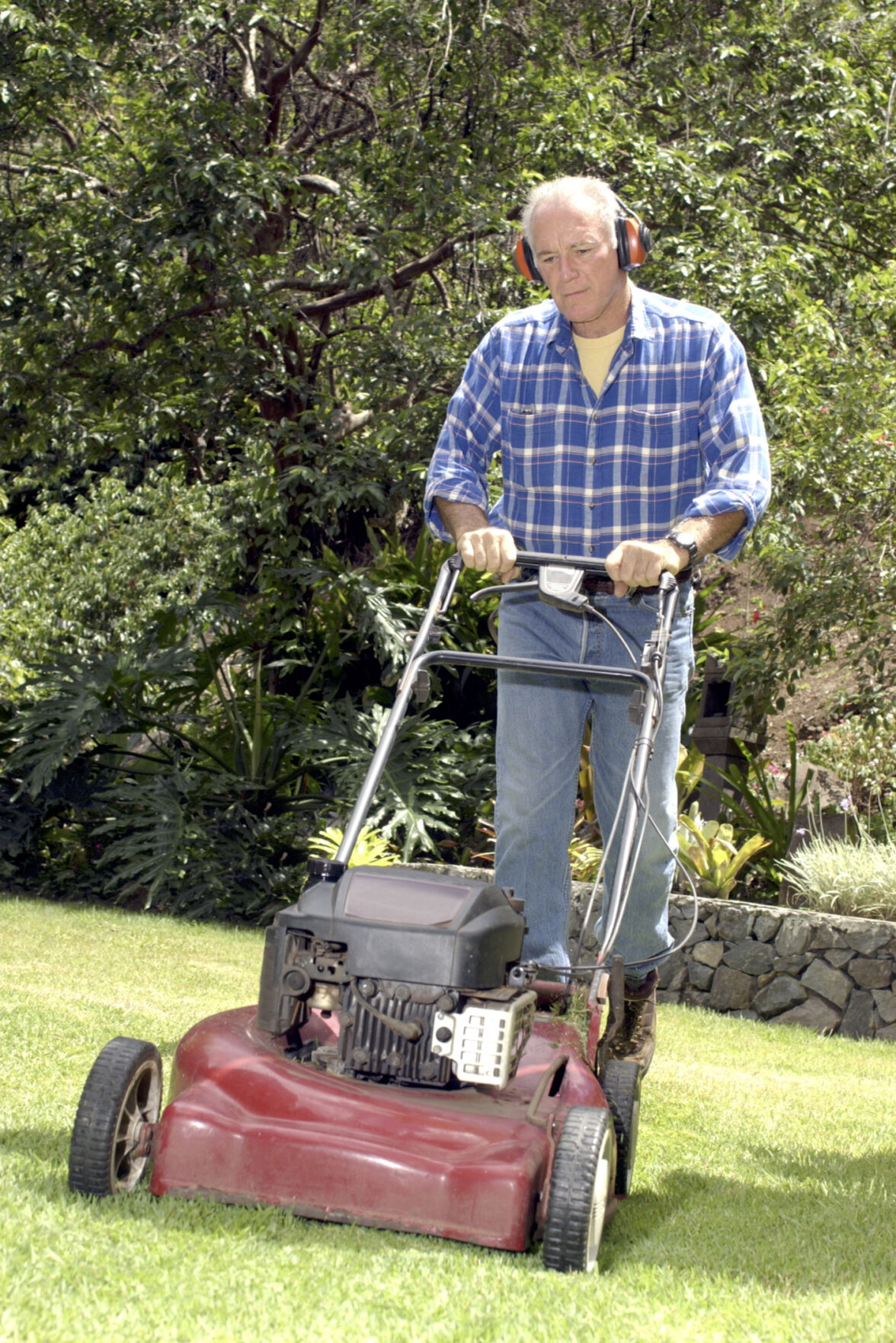 Ear protection for discount mowing