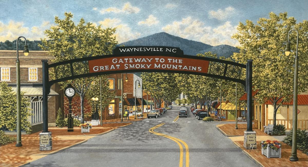 Groundbreaking to celebrate return of the downtown Waynesville arch