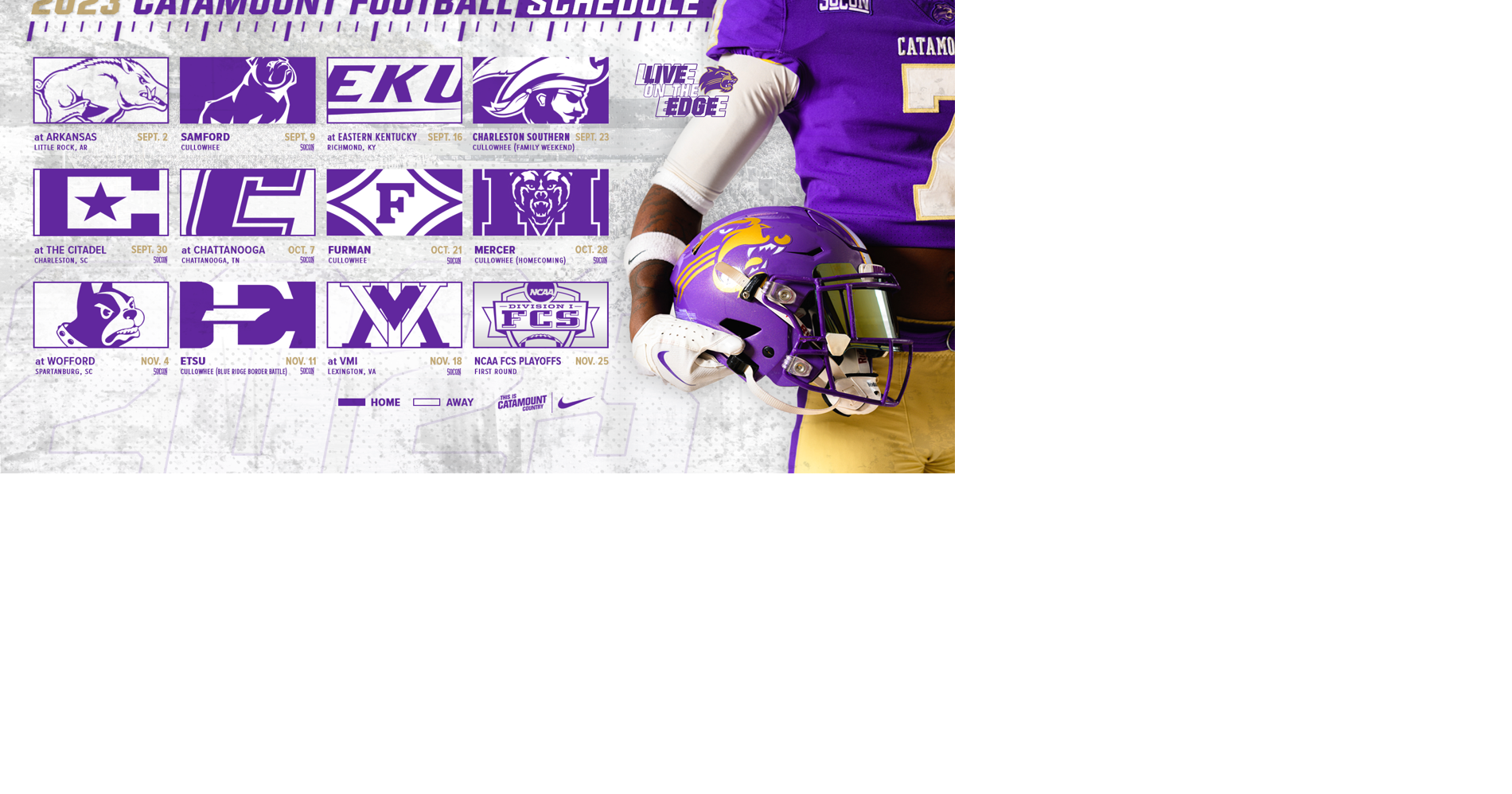 WCU football announces 2023 schedule Sports