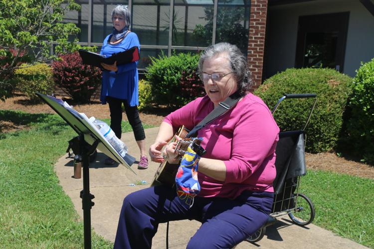 Singing at Silver Bluff village Life