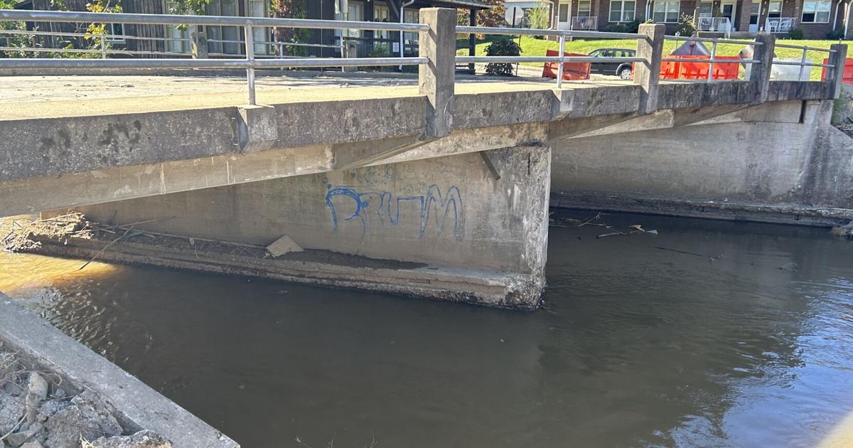 Raging waters undermine bridge in Frog Level, prompting closure | News ...
