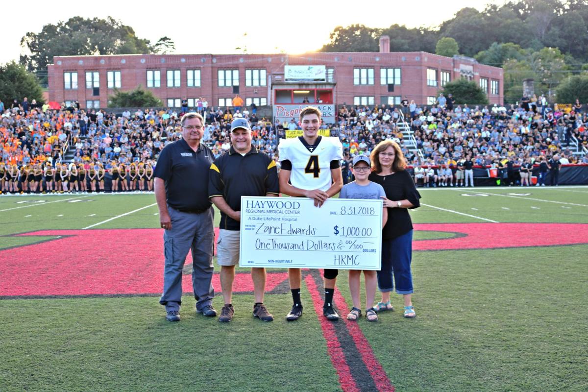 Haywood Regional Awards 4k In Scholarships At Pisgah Tuscola Game