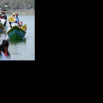 Activistas de El Salvador, Guatemala y Honduras protestan en el lago Guijá contra una mina de oro de propiedad canadiense |  Nacional