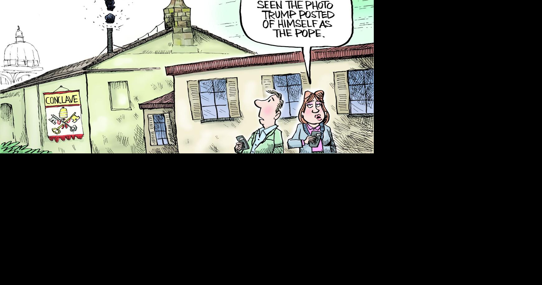 Editorial Cartoon: First vote not for Trump | Opinion | themountaineer.com