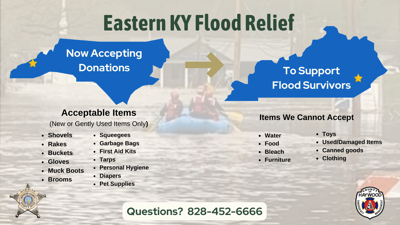 Eastern KY Flood Relief Donations