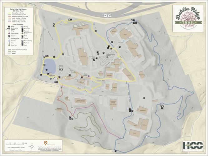 HCC Dahlia Trail System map