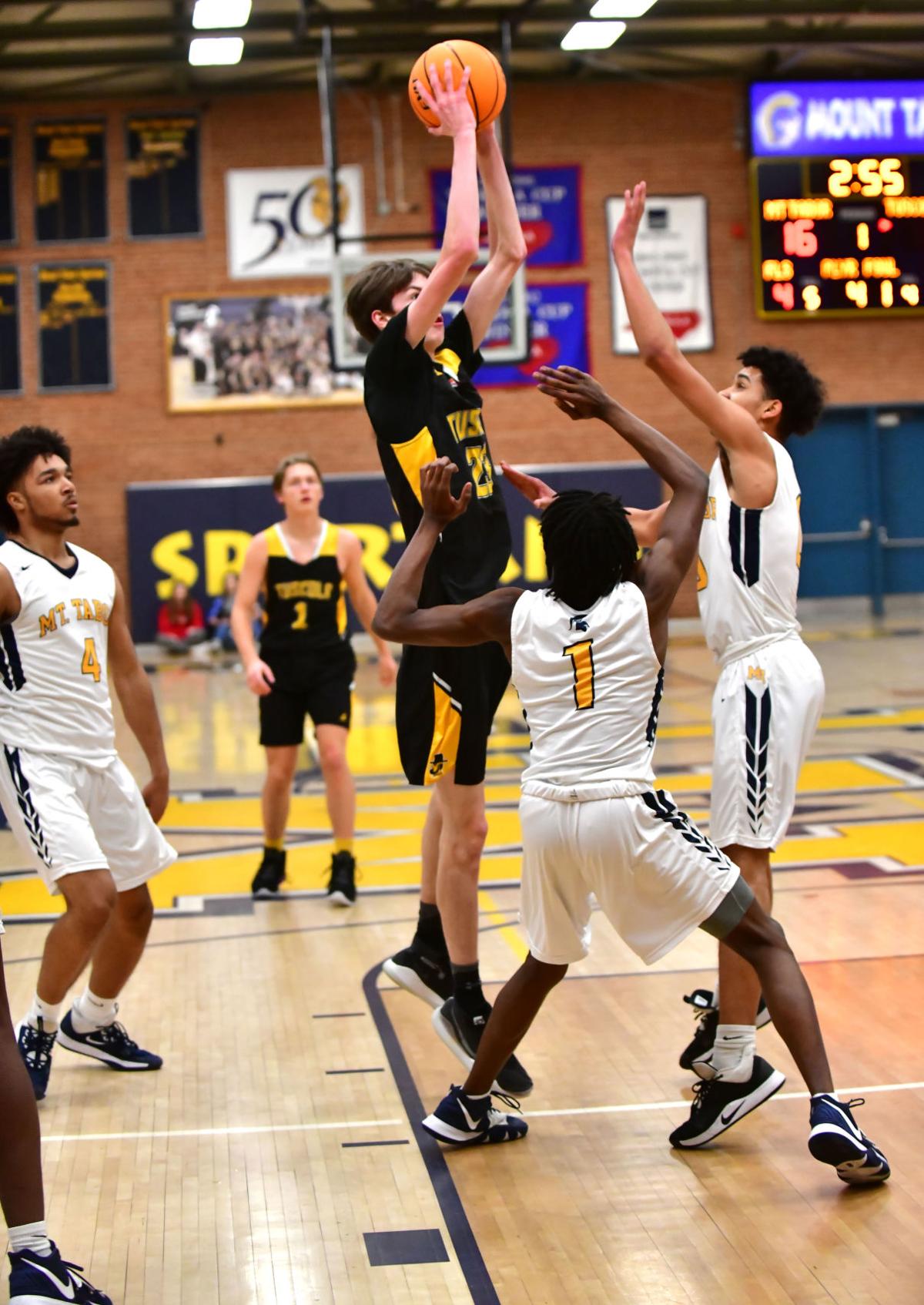 Tuscola Basketball Second Round At Mount Tabor Halftime Photos