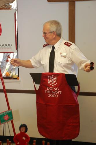The salvation army christmas kettle campaign