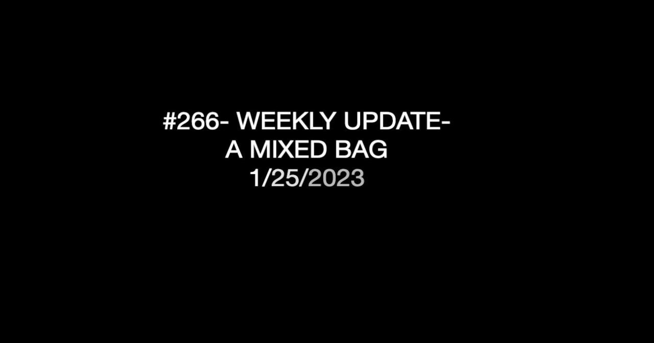 266 weekly update A mixed bag News