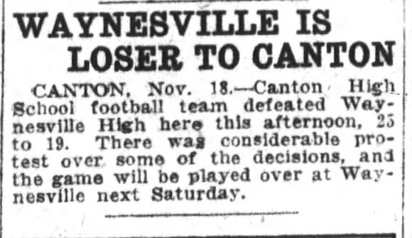 Beating Red Grange, 1925 – Morning Journal