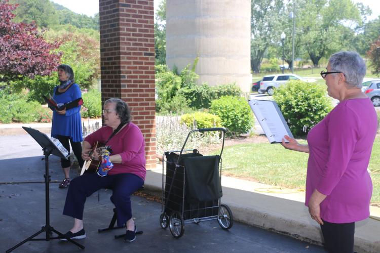 Singing at Silver Bluff village Life