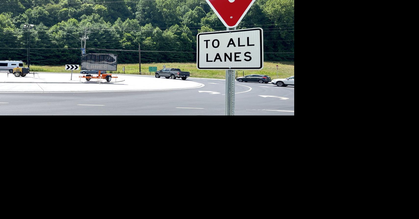 Accidents plague new Maggie Valley roundabout