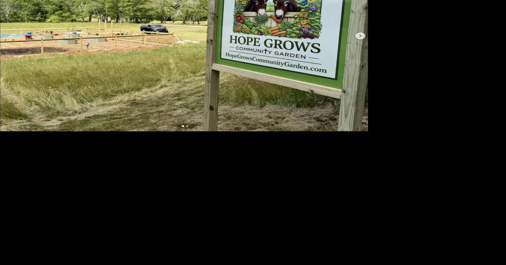 New community garden inspires hope