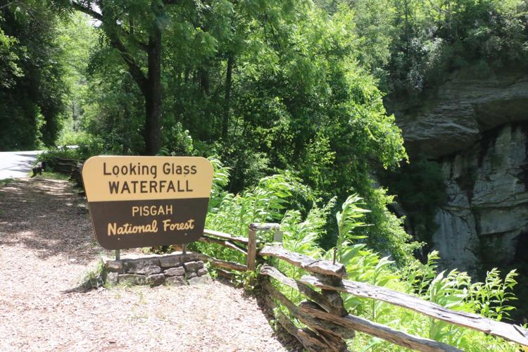 Looking Glass Fall sign