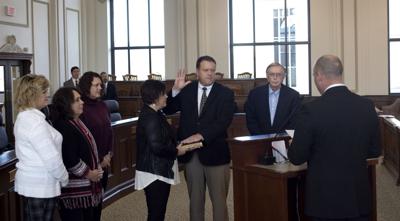 Greg West swearing in (copy)