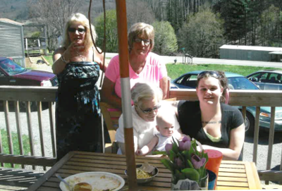 Five generations 90th birthday