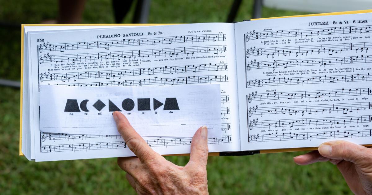 Singersb Using Note Gathering of traditional shape-note singers a highlight of Old Folks ...