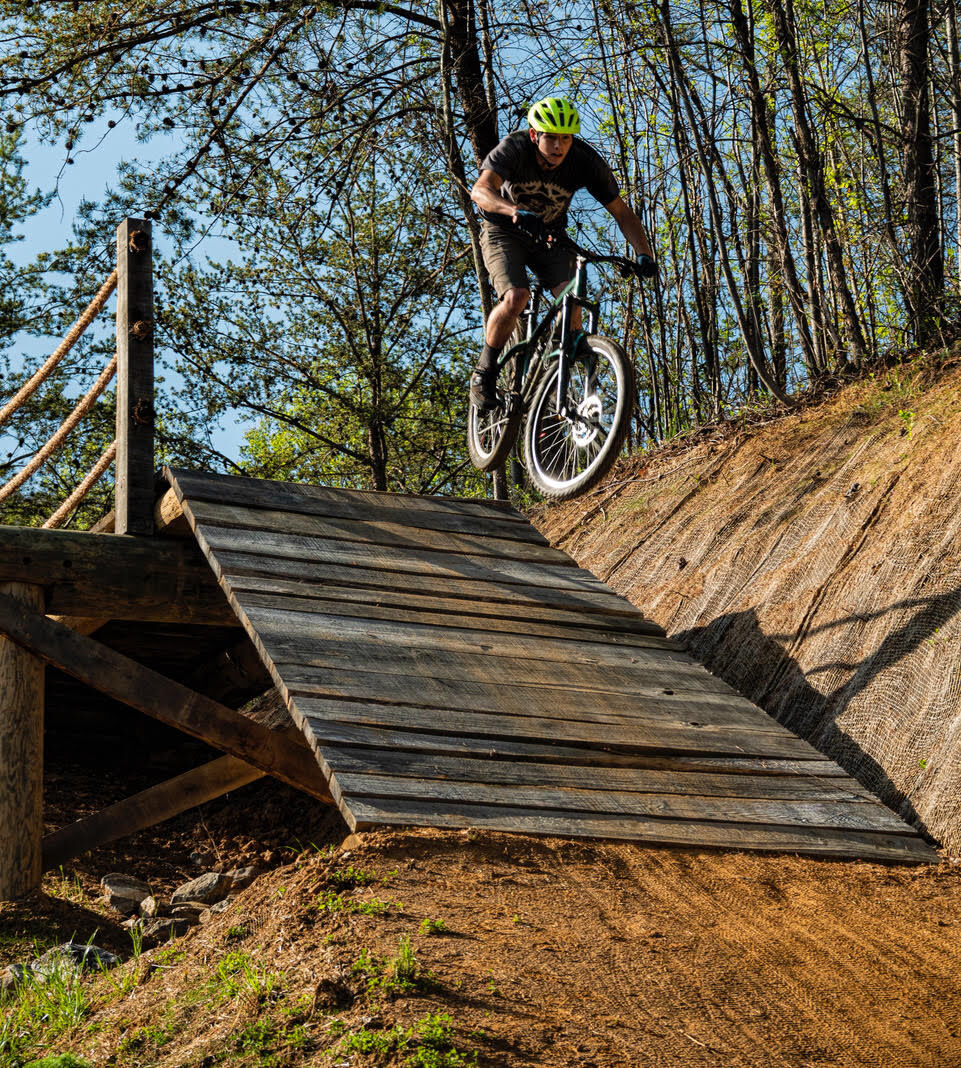 Hone your mountain bike skills at Chestnut Park Outdoors