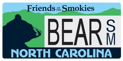 Friends of Smokies license plate