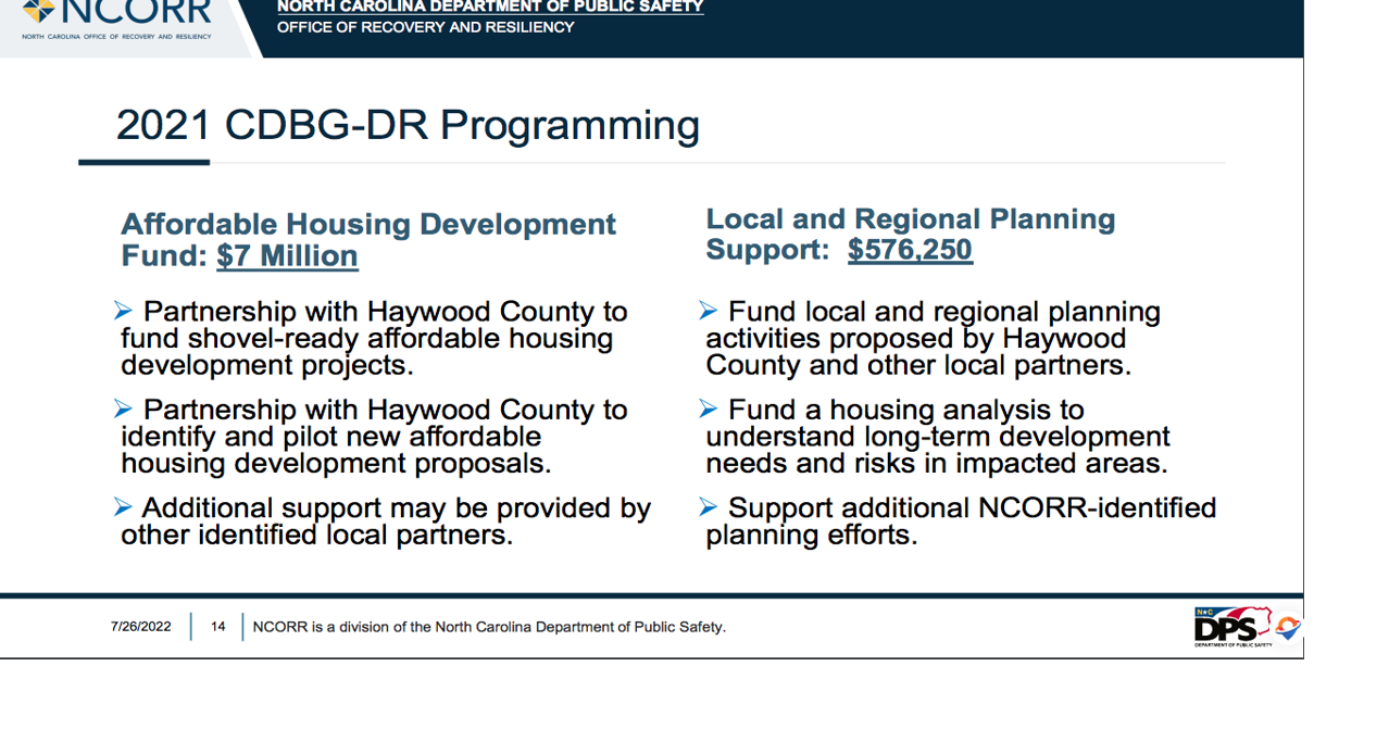 Housing grant program