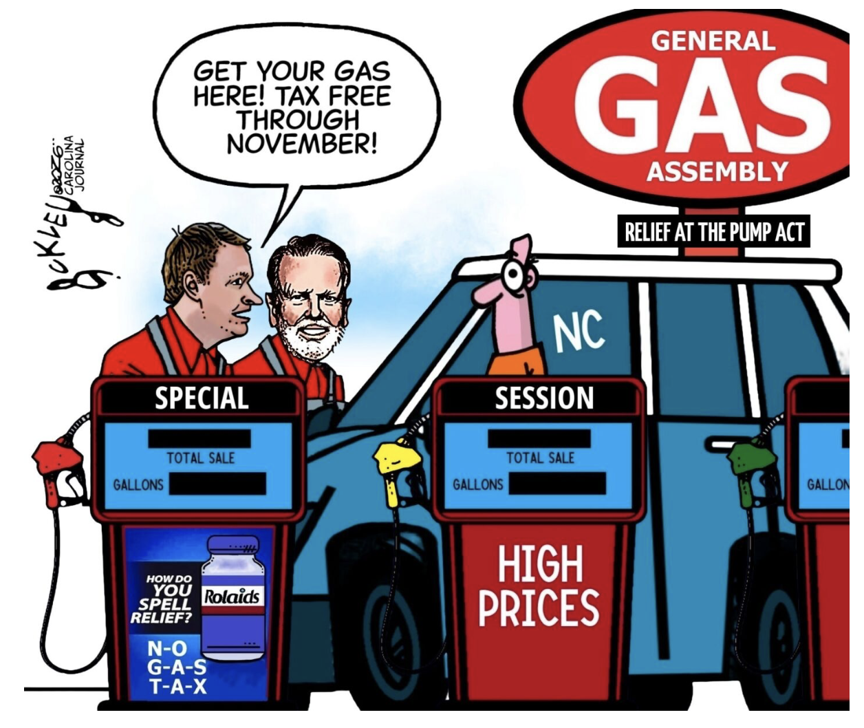 Editorial Cartoon Gas Tax Holiday | Cartoons | themountaineer.com