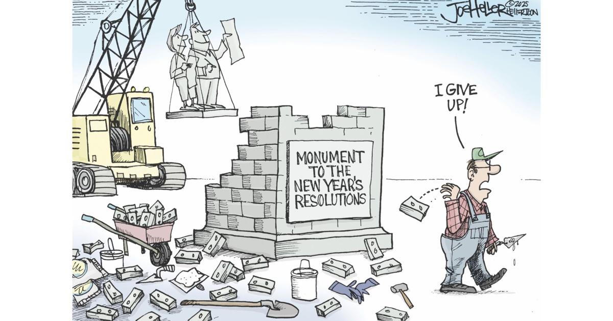 Cartoon R Resolution Editorial Cartoon New Year's Resolutions.jpg | Cartoons ...