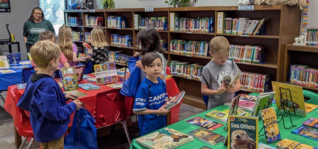 Book Break Program Their own to keep: Students choose books to inspire summer reading ...