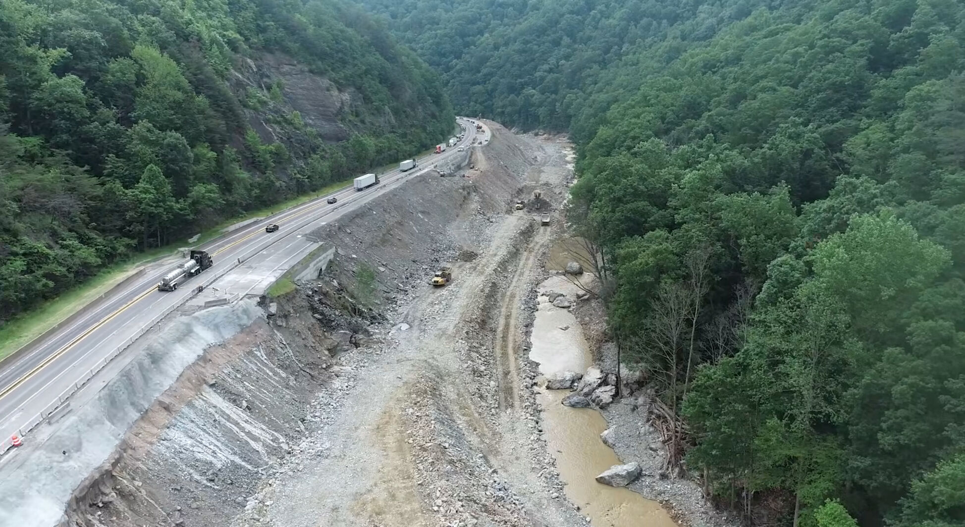 Rock mining for I-40 repairs to gear up in Pisgah National Forest