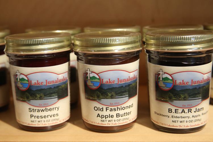 Lake Junaluska has private label preserves, coffees, custom ornament