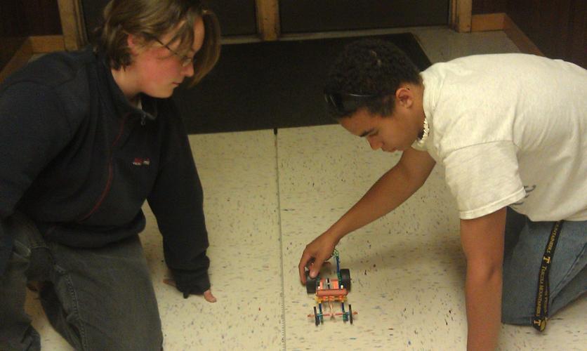 Racing Cars at Haywood Early College Lifestyles