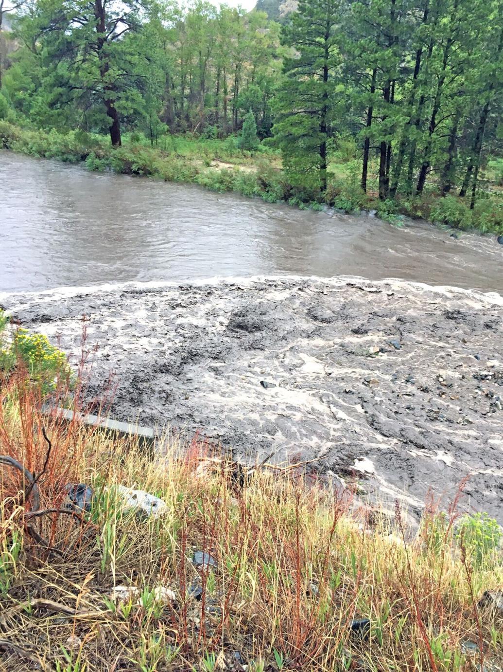 Bear Creek flash flood washes out road Local News