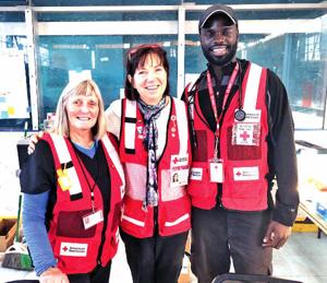 Red Cross volunteers